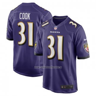 Camiseta NFL Game Baltimore Ravens Dalvin Cook Violeta