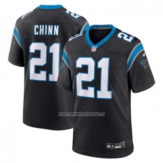 Camiseta NFL Game Carolina Panthers Jeremy Chinn Negro2