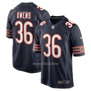 Camiseta NFL Game Chicago Bears Jonathan Owens Negro