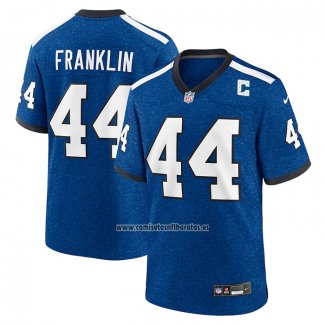 Camiseta NFL Game Indianapolis Colts Zaire Franklin Indiana Nights Alterno Azul