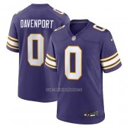 Camiseta NFL Game Minnesota Vikings Marcus Davenport Classic Violeta