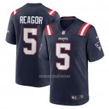 Camiseta NFL Game New England Patriots Jalen Reagor Azul