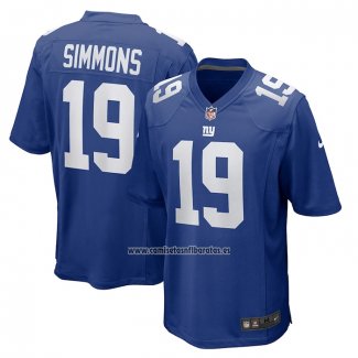 Camiseta NFL Game New York Giants Isaiah Simmons Azul