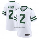 Camiseta NFL Game New York Jets Zach Wilson Alterno Blanco