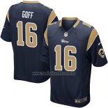 Camiseta NFL Game Nino Los Angeles Rams Goff Negro