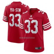 Camiseta NFL Game San Francisco 49ers Rock Ya-Sin Rojo