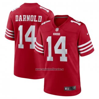 Camiseta NFL Game San Francisco 49ers Sam Darnold Rojo