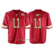 Camiseta NFL Gold Game Kansas City Chiefs Smith Rojo