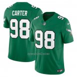 Camiseta NFL Limited Philadelphia Eagles Jalen Carter Alterno Vapor F.U.S.E. Verde