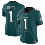 Camiseta NFL Limited Philadelphia Eagles Jalen Hurts Vapor F.U.S.E. Verde2