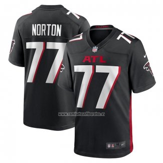 Camiseta NFL Game Atlanta Falcons Storm Norton Negro