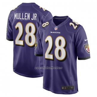 Camiseta NFL Game Baltimore Ravens Trayvon Mullen Jr. Violeta