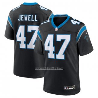 Camiseta NFL Game Carolina Panthers Josey Jewell Negro