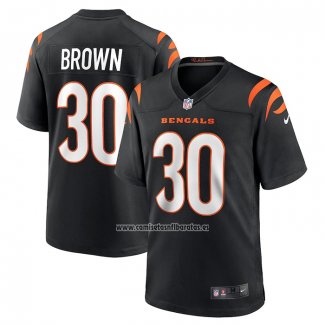 Camiseta NFL Game Cincinnati Bengals Chase Brown Negro