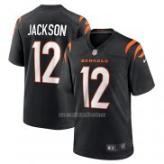 Camiseta NFL Game Cincinnati Bengals Shedrick Jackson Negro