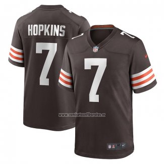 Camiseta NFL Game Cleveland Browns Dustin Hopkins Marron