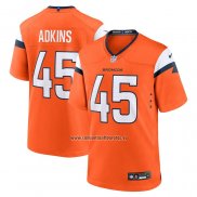 Camiseta NFL Game Denver Broncos Nate Adkins Naranja