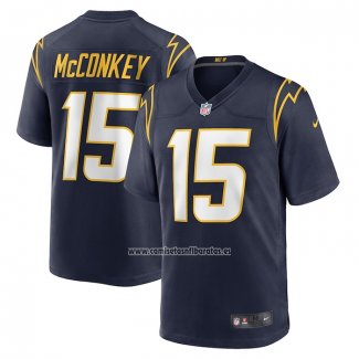 Camiseta NFL Game Los Angeles Chargers Ladd McConkey Alterno Azul