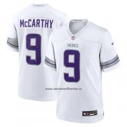 Camiseta NFL Game Minnesota Vikings J.J. McCarthy Alterno Blanco