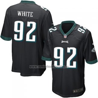 Camiseta NFL Game Philadelphia Eagles White Negro