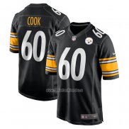 Camiseta NFL Game Pittsburgh Steelers Dylan Cook Negro