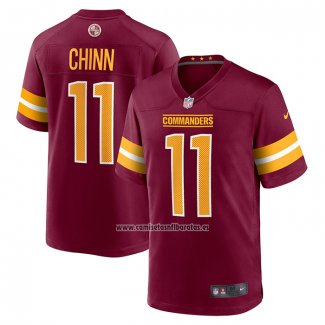 Camiseta NFL Game Washington Commanders Jeremy Chinn Rojo