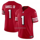 Camiseta NFL Limited San Francisco 49ers Deebo Samuel Sr Alterno Vapor F.U.S.E. Rojo