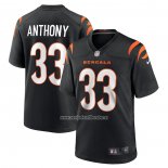 Camiseta NFL Game Cincinnati Bengals Daijahn Anthony Negro