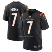 Camiseta NFL Game Cincinnati Bengals Will Grier Negro