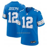 Camiseta NFL Game Detroit Lions Brandon Joseph Azul Blanco