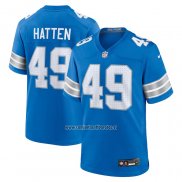 Camiseta NFL Game Detroit Lions Hogan Hatten Azul