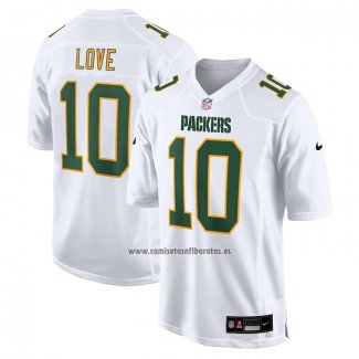 Camiseta NFL Game Green Bay Packers Jordan Love Fashion Blanco