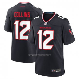 Camiseta NFL Game Houston Texans Nico Collins Azul2