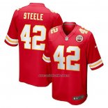 Camiseta NFL Game Kansas City Chiefs Carson Steele Rojo