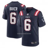 Camiseta NFL Game New England Patriots Javon Baker Azul