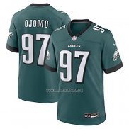 Camiseta NFL Game Philadelphia Eagles Moro Ojomo Verde1