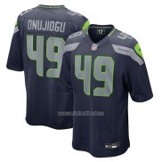 Camiseta NFL Game Seattle Seahawks Joshua Onujiogu Azul