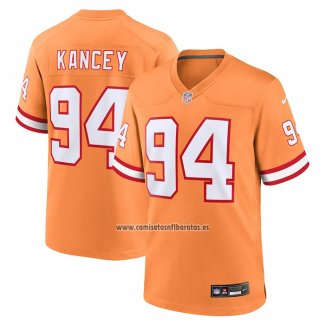 Camiseta NFL Game Tampa Bay Buccaneers Calijah Kancey Alterno Naranja