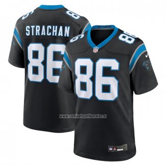 Camiseta NFL Game Carolina Panthers Mike Strachan Negro