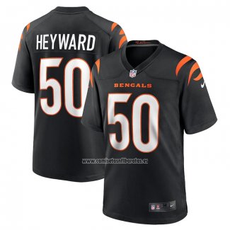 Camiseta NFL Game Cincinnati Bengals Shaka Heyward Negro