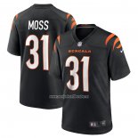 Camiseta NFL Game Cincinnati Bengals Zack Moss Negro