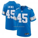 Camiseta NFL Game Detroit Lions Isaac Ukwu Azul