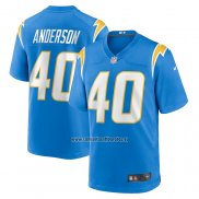 Camiseta NFL Game Los Angeles Chargers Stephen Anderson 40 Azul