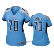 Camiseta NFL Game Mujer Tennessee Titans Ty Sambrailo Azul