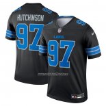 Camiseta NFL Legend Detroit Lions Aidan Hutchinson Negro