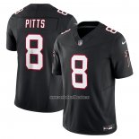 Camiseta NFL Limited Atlanta Falcons Kyle Pitts Vapor F.U.S.E. Negro2