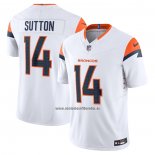 Camiseta NFL Limited Denver Broncos Courtland Sutton Vapor F.U.S.E. Blanco