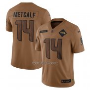 Camiseta NFL Limited Seattle Seahawks DK Metcalf 2023 Salute To Service Marron