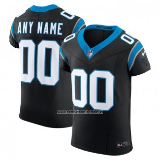 Camiseta NFL Elite Carolina Panthers Vapor F.U.S.E. Personalizada Negro