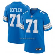 Camiseta NFL Game Detroit Lions Kevin Zeitler Azul